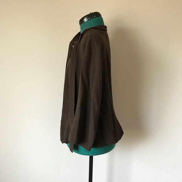 SOLD brown jacket comfy sz 16 Talbots - Picture 6 of 7